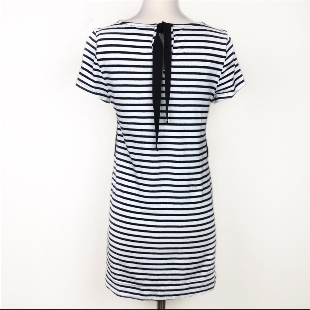 Anthropologie Postmark Stripe Filigree Tunic Dress - Picture 5 of 9